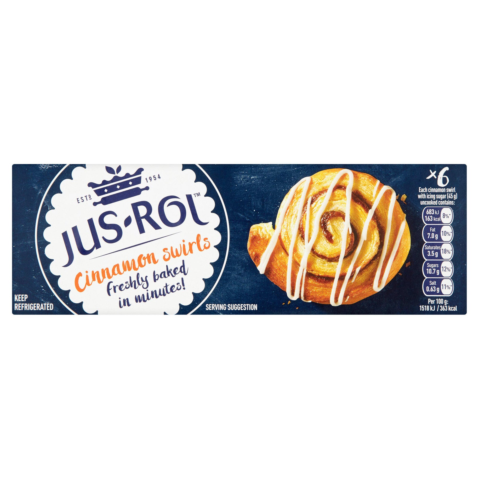Jus Rol Cinnamon Swirls 270g