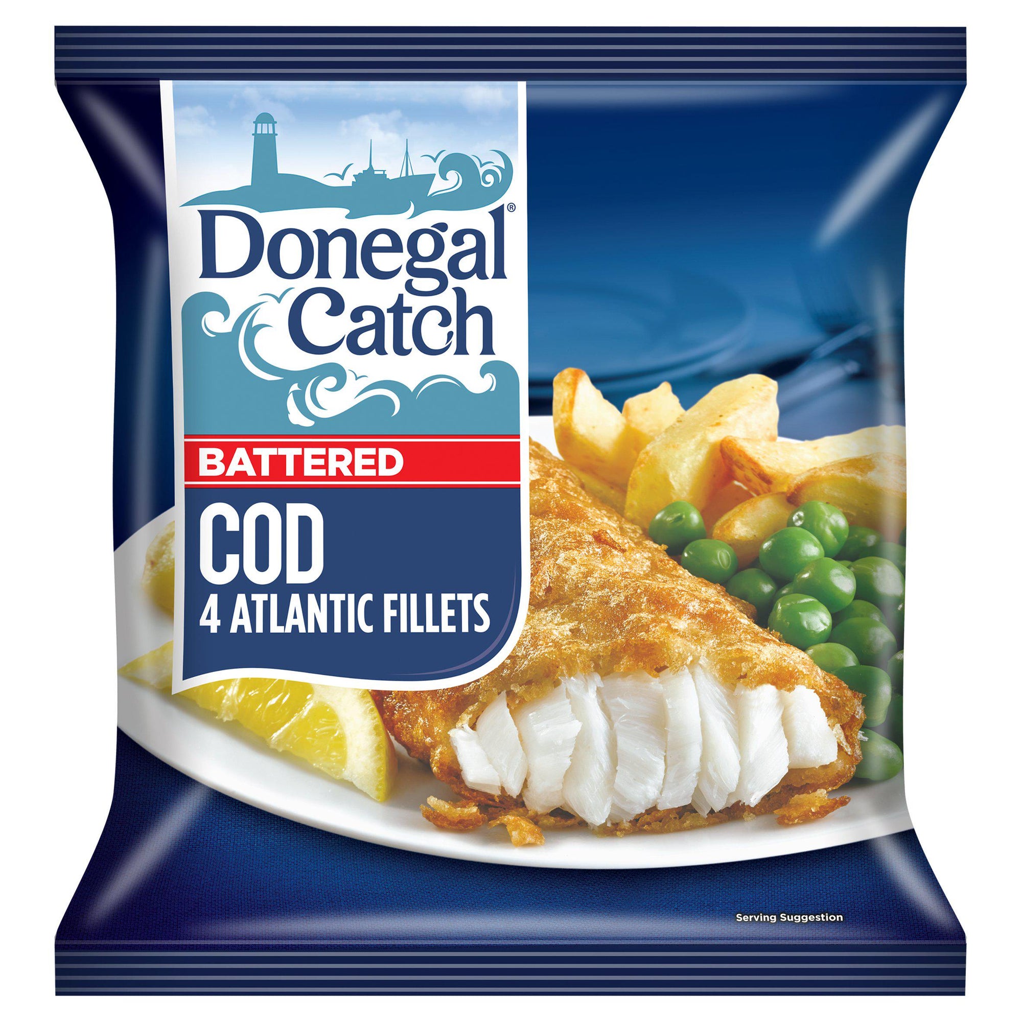 Donegal Catch Battered Cod Fillets 4 pk