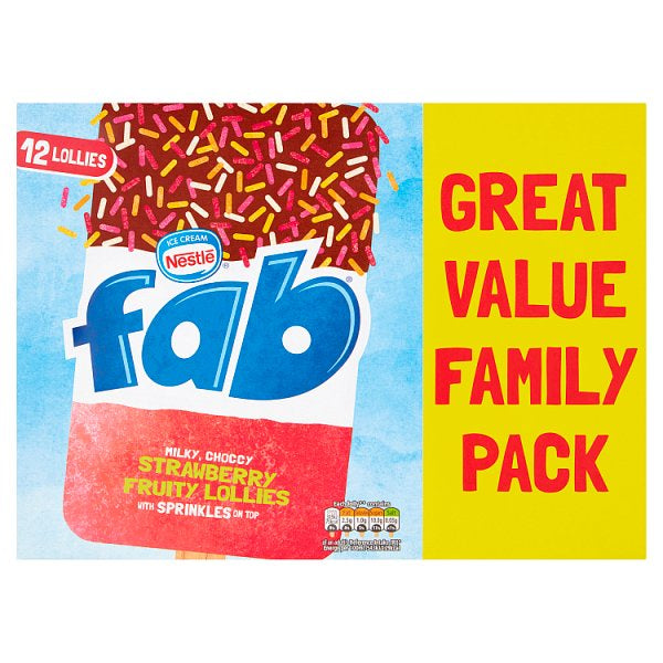 Nestle Fab Lollies 12pk