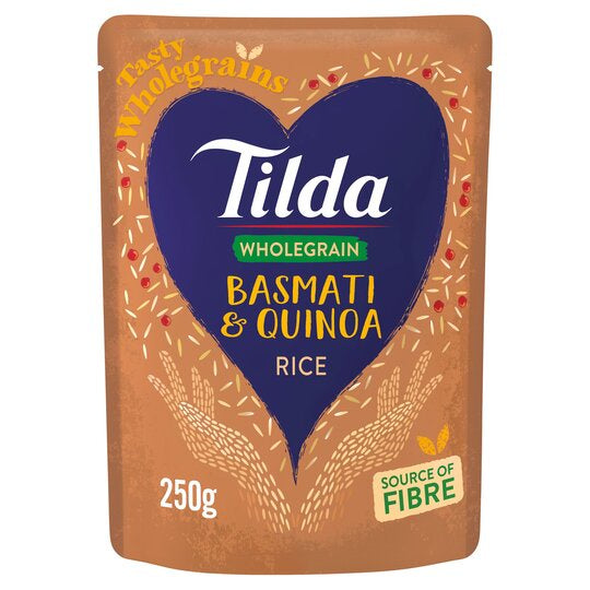 Tilda Microwave Brown Basmati & Quinoa Rice 250g