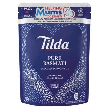 Tilda Steamed Bas Pure 250g