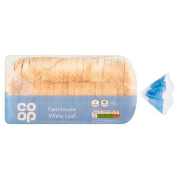 Co op White Farmhouse Loaf 800g