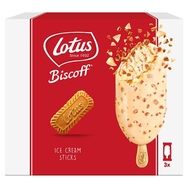 Lotus Biscoff White Stick 3pk