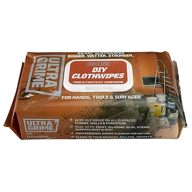 Ultragrime Life XXL DIY Clothwipes 80pk