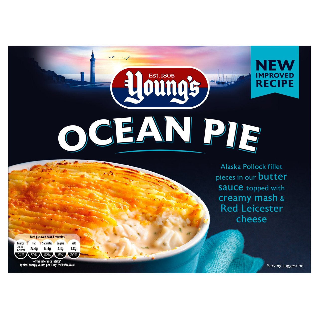 Youngs Ocean Pie 375g