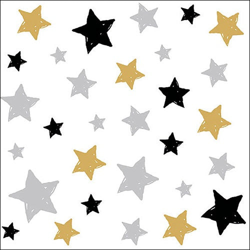 Swirling Stars Mix large Serviettes