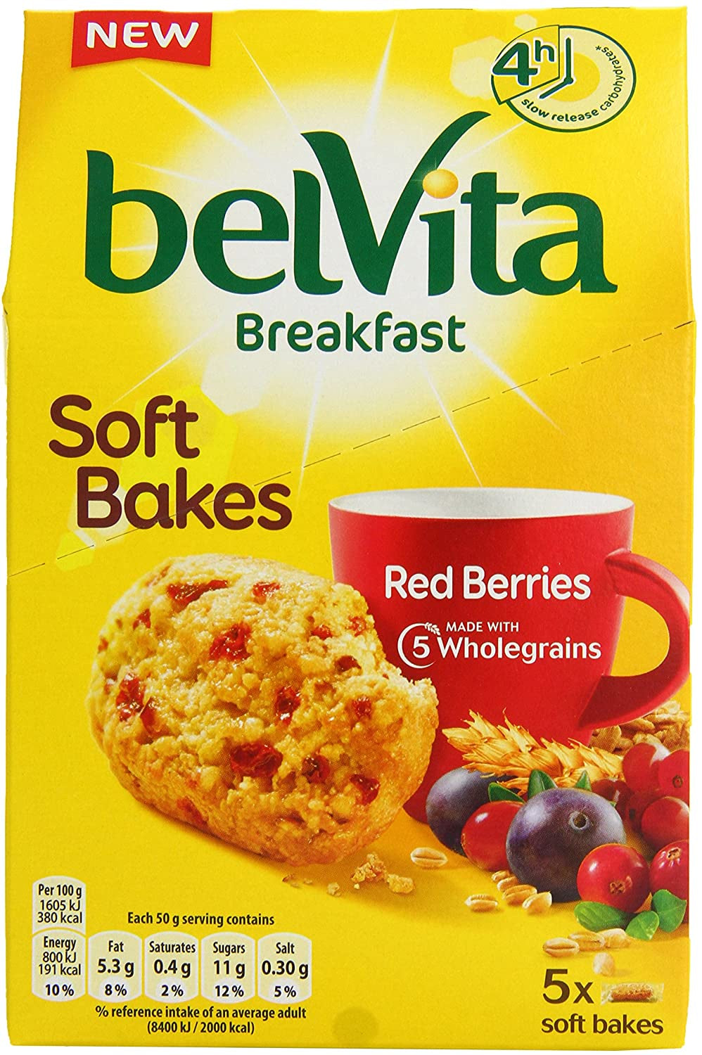 Belvita Softbake - Red Fruits 250g