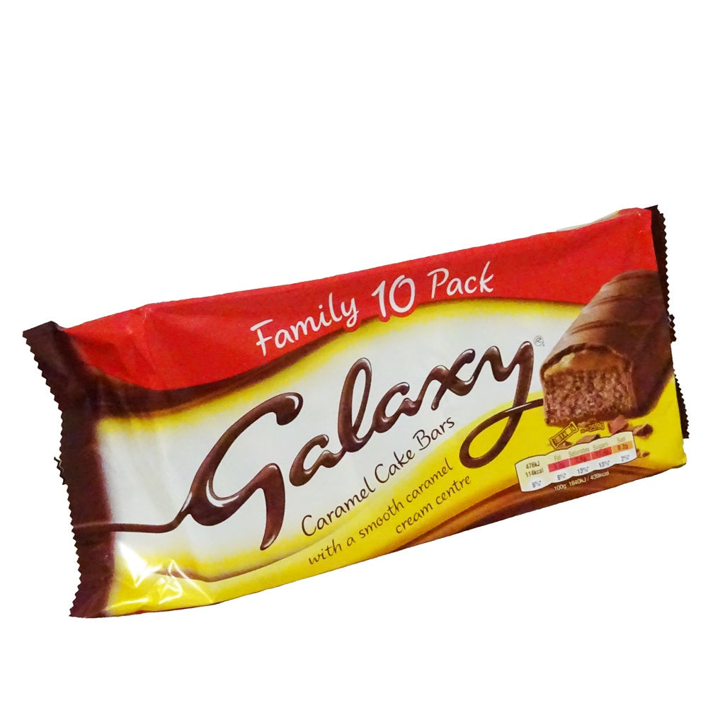 Galaxy Caramel Cake Bars 10pk