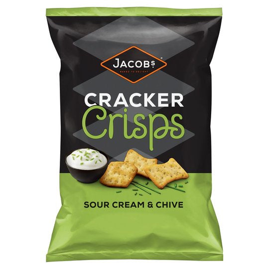 Jacobs cracker crisps Sour Cream/Chive 150g