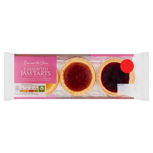 Discover The Choice Jam Tarts Assorted 6pk