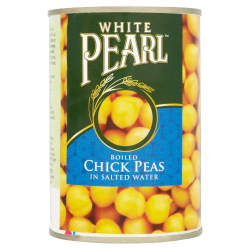 White Pearl Chick Peas In Water 400g