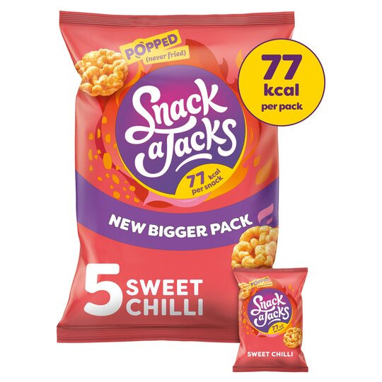 Snack A Jacks Crispy Sweet Chilli 5 x 19g