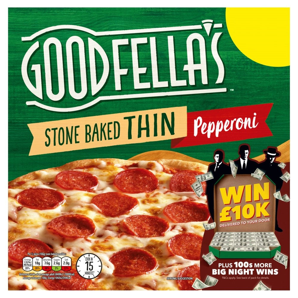 Goodfella Thin Pepperoni Pizza 340g