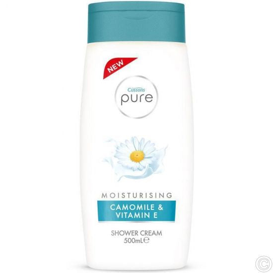 Cussons Pure Shower Gel Moist Camomile & Vitamin E 500ml