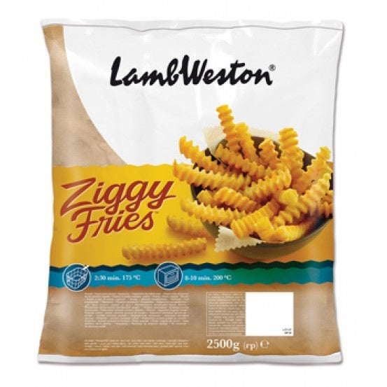 Lamb Weston Ziggy Fries 2.5kg