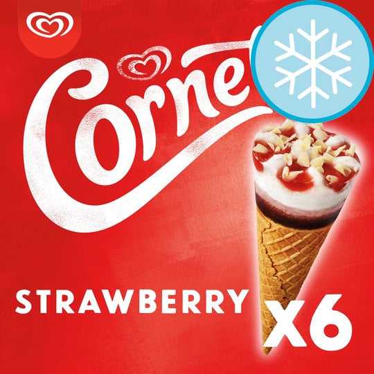 WallS Cornetto 6 Strawberry 540ml