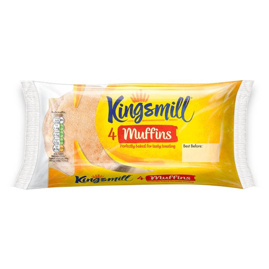 Kingsmill Muffins 4pk