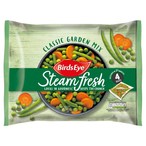 Birdseye 4 Steamfresh Garden Mix Steam Bags 540g