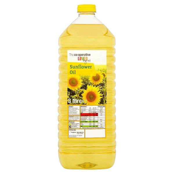 Co-op Sunflower Oil 3ltr