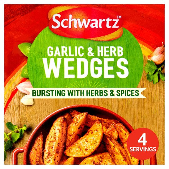 Schwartz Garlic & Herb Wedges Recipe Mix 38g