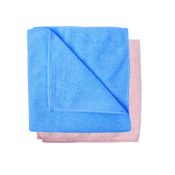 Microfibre Cloths - Green 2pk