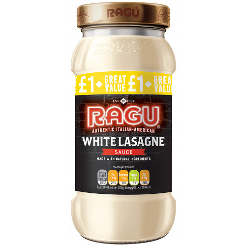 Ragu White Lasagne Sauce 500g
