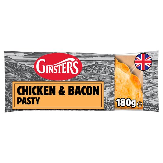 Ginsters Chicken & Bacon Pasty 180g